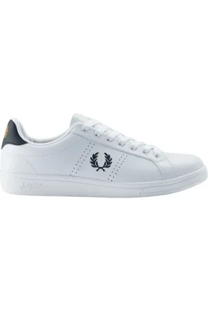 Fred Perry Schoenen, Heren, Wit, 43 EU, Leer, Sneaker Array Large Leer