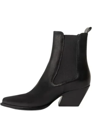 Elena Iachi Schoenen, Dames, Zwart, 36 EU, Leer, Texano Laarzen