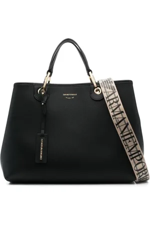 Emporio Armani Tassen, Dames, Zwart, ONE Size, My EA Medium Tote Bag