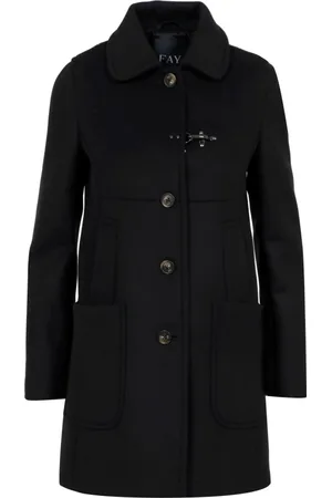 FAY Mantels, Dames, Zwart, L, Wol, Urban Coat