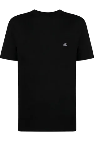 C.P. Company Tops, Heren, Zwart, S, Zwarte T-shirts en Polos