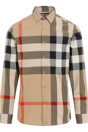 Burberry Overhemden, Heren, , XL, Katoen, Archive Check Katoenen Overhemd