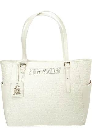 Steve Madden Tassen, unisex, Wit, ONE Size, Leer, Witte Schoudertas