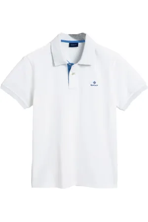 GANT Tops, Heren, Wit, 2Xl, Polo Rugger