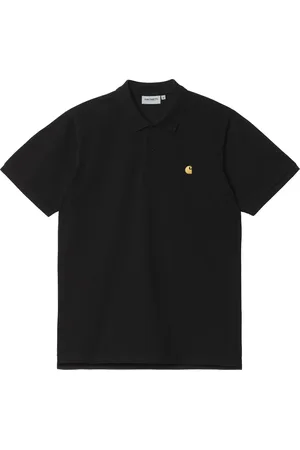 Carhartt Tops, Dames, Zwart, S, Katoen, Chase Polo