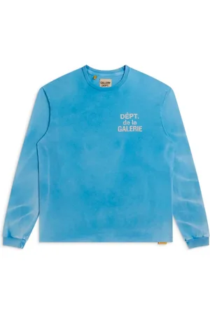 GALLERY DEPT. Tops, Heren, Blauw, L, Katoen, French Longsleeve Vintage Washing