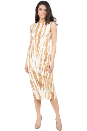 Sportmax Kleedjes, Dames, , M, Katoen, Midi Jurk
