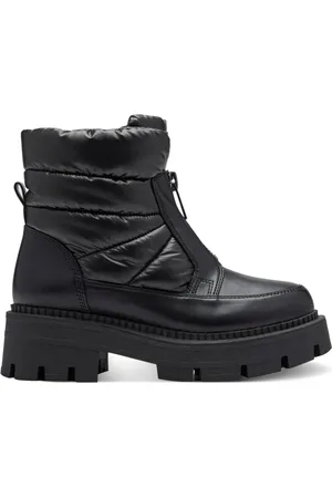 Tamaris Schoenen, Dames, Zwart, 40 EU, Zwarte zwarte enkellaarsjes