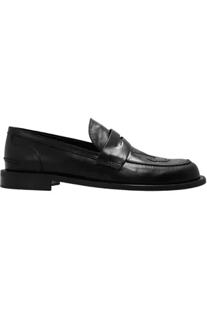 J.W.Anderson Schoenen, Heren, Zwart, 40 EU, Leer, Heren Leren Loafers