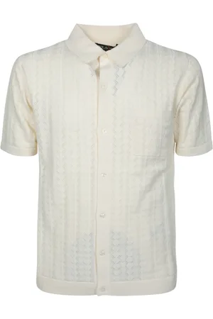 Dolce & Gabbana Overhemden, Heren, , M, Katoen, Elegante Jacquard Shirt met Geometrisch Patroon