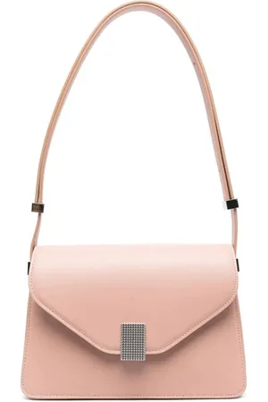 Lanvin Tassen, Dames, Roze, ONE Size, Leer, Concerto Schoudertas