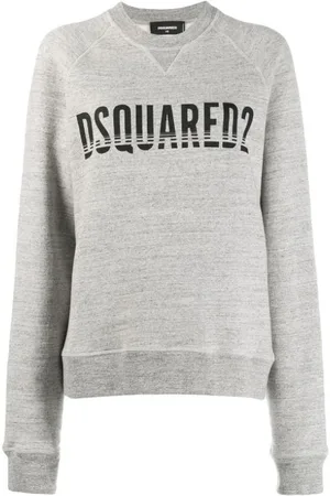 Dsquared2 Sweatshirts & Hoodies, Dames, Grijs, M, Sweatshirt