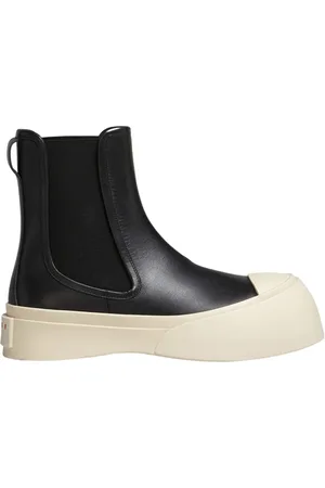 Marni Schoenen, Dames, Zwart, 40 EU, Leer, Pablo Chelsea Boot