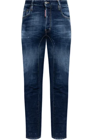Dsquared2 Jeans, Heren, Blauw, 3Xl, Katoen, Tidy Biker Jeans