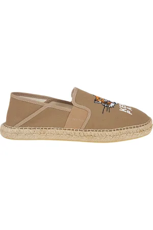 Kenzo Schoenen, Heren, Bruin, 41 EU, Elastische Instap Espadrilles