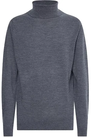 Calvin Klein Truien, Heren, Grijs, M, Superior Wool Herentrui Grijs