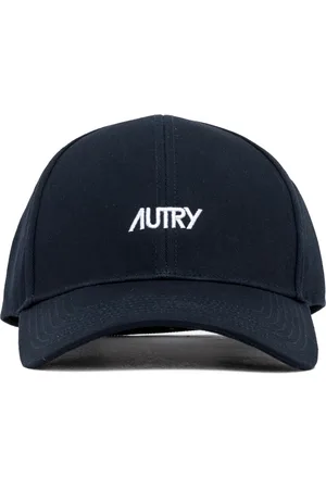 Autry Accessoires, unisex, Blauw, ONE Size, Katoen, Blauwe Katoenen Baseballpet