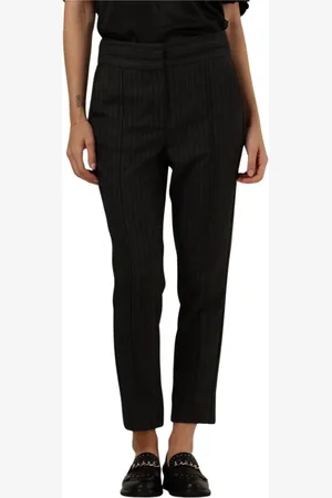 Aaiko Broeken, Dames, Zwart, XL, Polyester, Pinstripe Broek