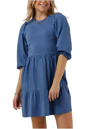 Silvian Heach Kleedjes, Dames, Blauw, S, Polyester, Mini Jurk Gpp 23070ve