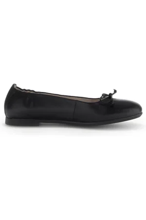 Gabor Schoenen, Dames, Zwart, 38 1/2 EU, Leer, Ballerina`s voor dames