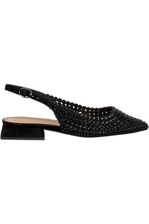 Alma en Pena Schoenen, Dames, Zwart, 38 EU, Platte schoen details