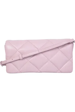 Stand Studio Tassen, Dames, Roze, ONE Size, Leer, Gewatteerde Roze Crossbodytas