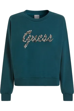 Guess Sweatshirts & Hoodies, Dames, Groen, M, Katoen, Sweatshirt Manila