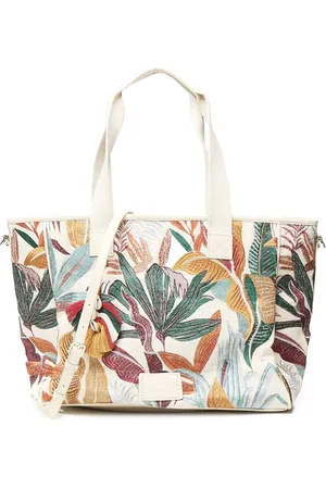 V°73 Tassen, Dames, Veelkleurig, ONE Size, Bloemen Geborduurde Multi Colour Schoudertas