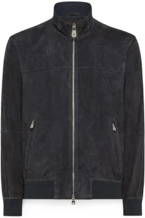 Peuterey Jassen, Heren, Blauw, 3Xl, Polyester, Polyester Parka Bomber Suède Jas