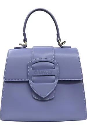 Blauer Tassen, Dames, Paars, ONE Size, Lila Handtas met Logodetail