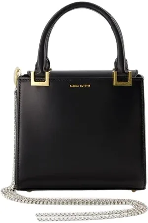 MAGDA BUTRYM Tassen, Dames, Zwart, ONE Size, Leer, Small Zorya Hobo Bag