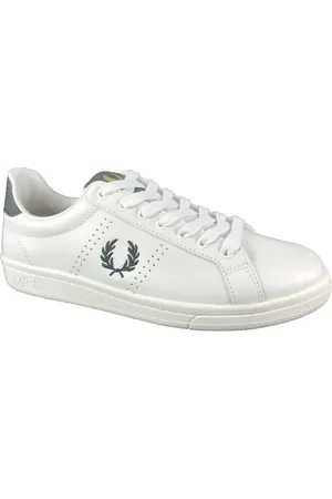 Fred Perry Schoenen, Heren, Wit, 40 EU, Leer, Stijlvolle Sneaker Schoenen
