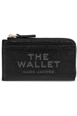 Marc Jacobs Accessoires, Dames, Zwart, ONE Size, Leer, Leren Portemonnee