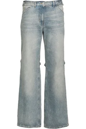 Courrèges Jeans, Dames, Blauw, S, Katoen, Sailor Jeans
