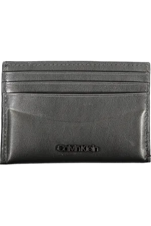 Calvin Klein Accessoires, Heren, Zwart, ONE Size, Leer, Portacard Wallet