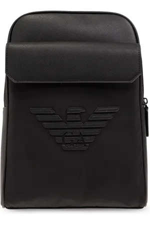 Emporio Armani Tassen, Heren, Zwart, ONE Size, Backpack