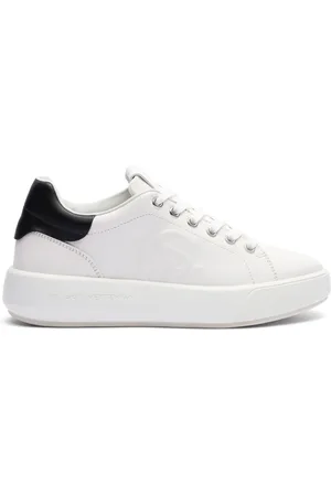 Stuart Weitzman Schoenen, Dames, Wit, 35 EU, Leer, Leren Vetersneaker