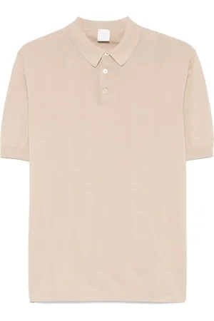 ELEVENTY Tops, Heren, , L, Katoen, Polo Shirt met Korte Mouwen