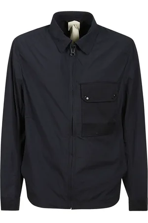 Ten Cate Jassen, Heren, Blauw, M, Katoen, Technische Stoffen Zip Jas