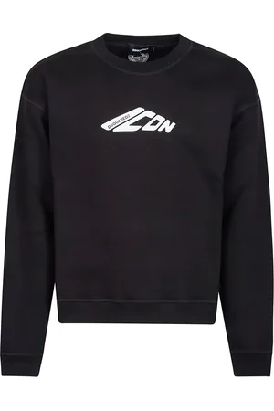 Dsquared2 Sweatshirts & Hoodies, Heren, Zwart, S, Comfort Sweatshirt