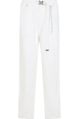 MASTERMIND Jeans, Heren, Wit, S, Katoen, Witte Katoenen Broek Casual Stijl