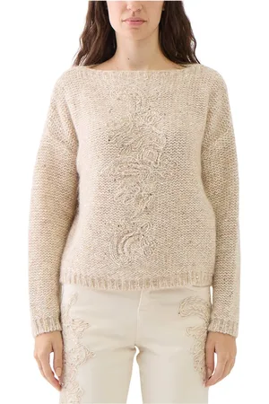 ERMANNO SCERVINO Truien, Dames, , S, Polyester, Alpaca Sequin Sweater