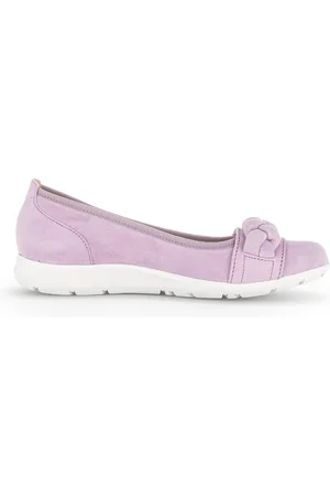 Gabor Schoenen, Dames, Roze, 37 EU, Leer, Comfortabele lichtgewicht ballerina schoen