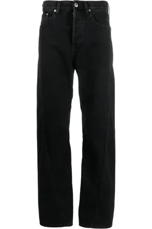 Lanvin Jeans, Heren, Zwart, W33, Katoen, Twisted Jeans