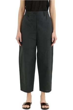 Annette Görtz Broeken, Dames, Grijs, XL, Katoen, Antraciet Pilu Broek Lichtgewicht Katoenmix