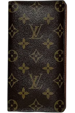 LOUIS VUITTON Pre-owned, Heren, Bruin, ONE Size, Pre-owned Canvas wallets