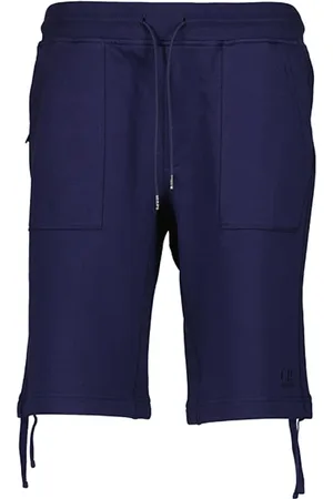 C.P. Company Korte broeken, Heren, Blauw, S, Katoen, Stijlvolle Bermuda Shorts