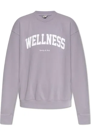 Sporty & Rich Sweatshirts & Hoodies, Dames, Paars, XS, Katoen, Crewneck Sweatshirt