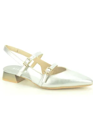 Hispanitas Schoenen, Dames, Grijs, 36 EU, Leer, Stijlvolle VG.+Tip 2R Pumps