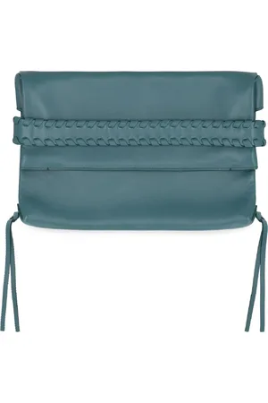 Chloé Tassen, Dames, Groen, ONE Size, Leer, Mony Foldover Clutch